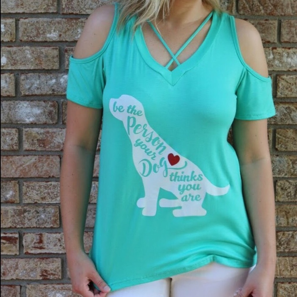 Cold shoulder shirt